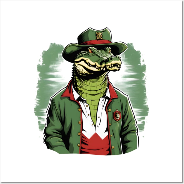 capitan croc Wall Art by Majkel&Majkel